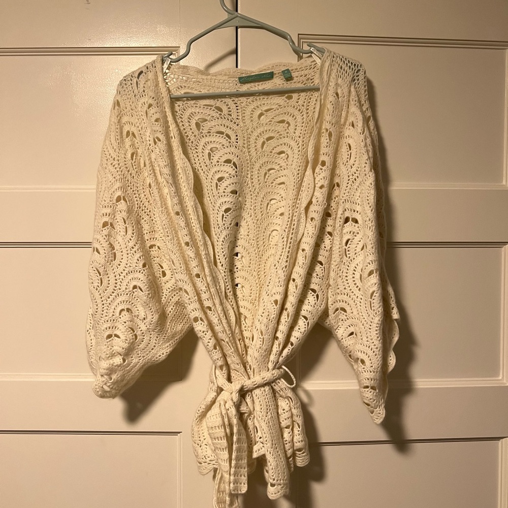 Anthropologie wrap sweater.